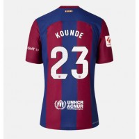 Koszulka piłkarska Barcelona Jules Kounde #23 Strój Domowy dla kobiety 2023-24 tanio Krótki Rękaw